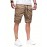 Men's Casual Cargo Shorts, Drawstring Beach Golf Shorts For Summer Outdoor Activities