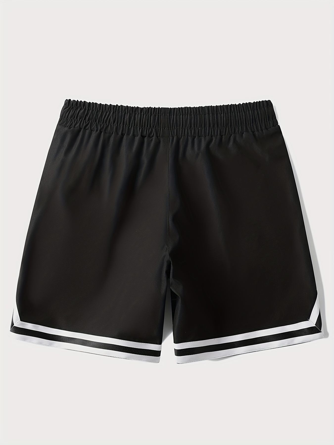 letter print chevron quick drying comfy shorts mens casual waist drawstring shorts for summer gym workout training details 11