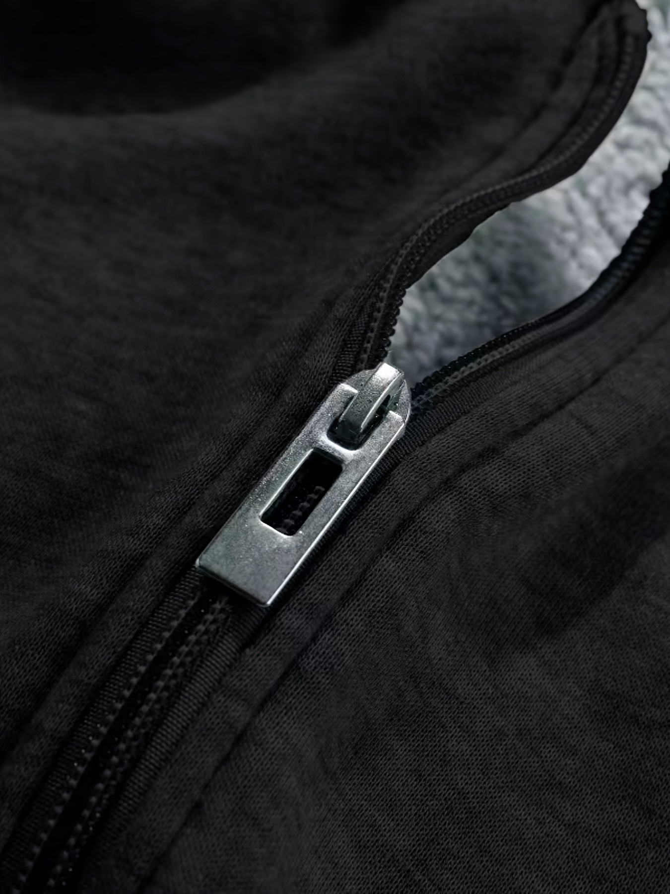 color block sherpa lined mens hooded jacket casual long sleeve hoodies with zipper gym sports hooded coat for winter fall details 10