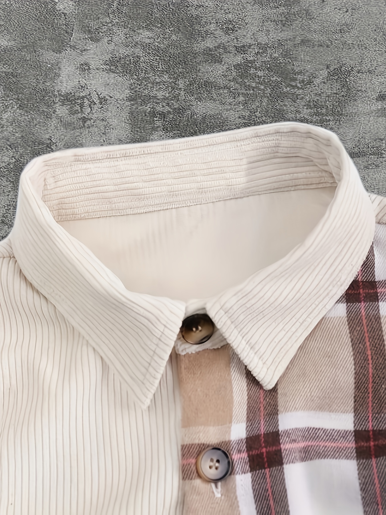 contrasting checkered mens shirt top turn down collar long sleeve closure male casual shirt for men daily vacation streetwear details 2