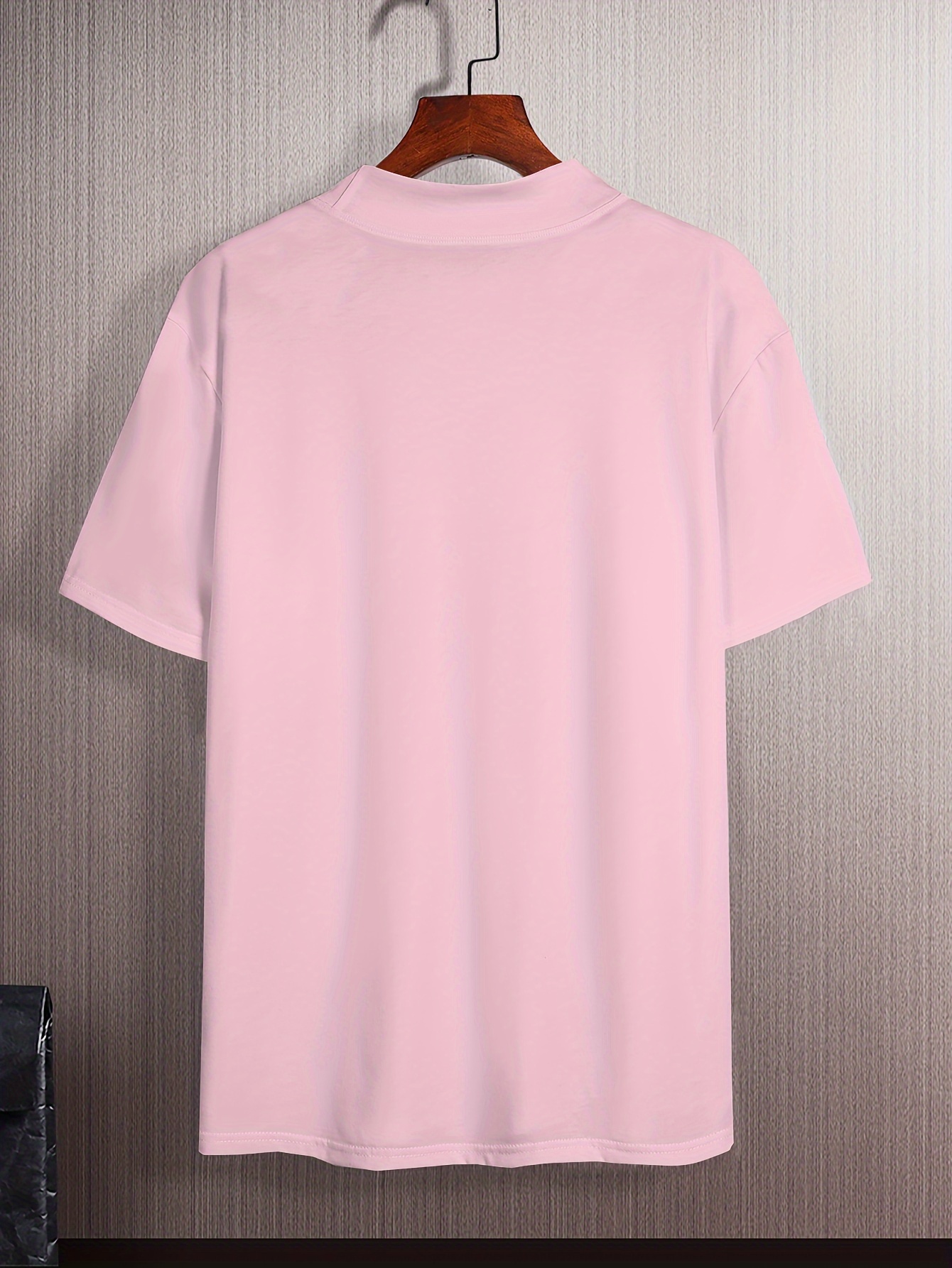 mens high neck stretch elegant t shirt details 31