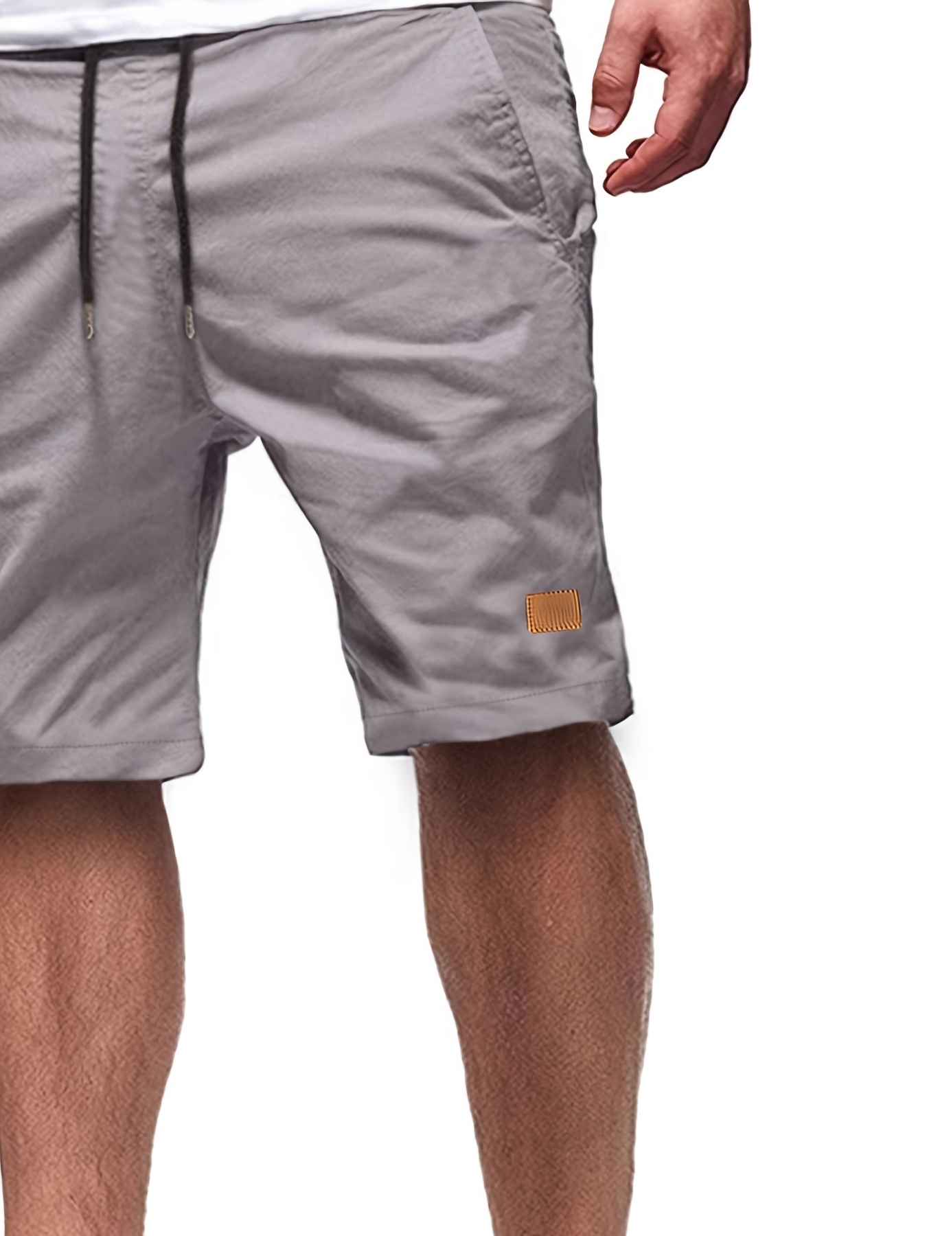 mens cut off drawstring shorts details 37