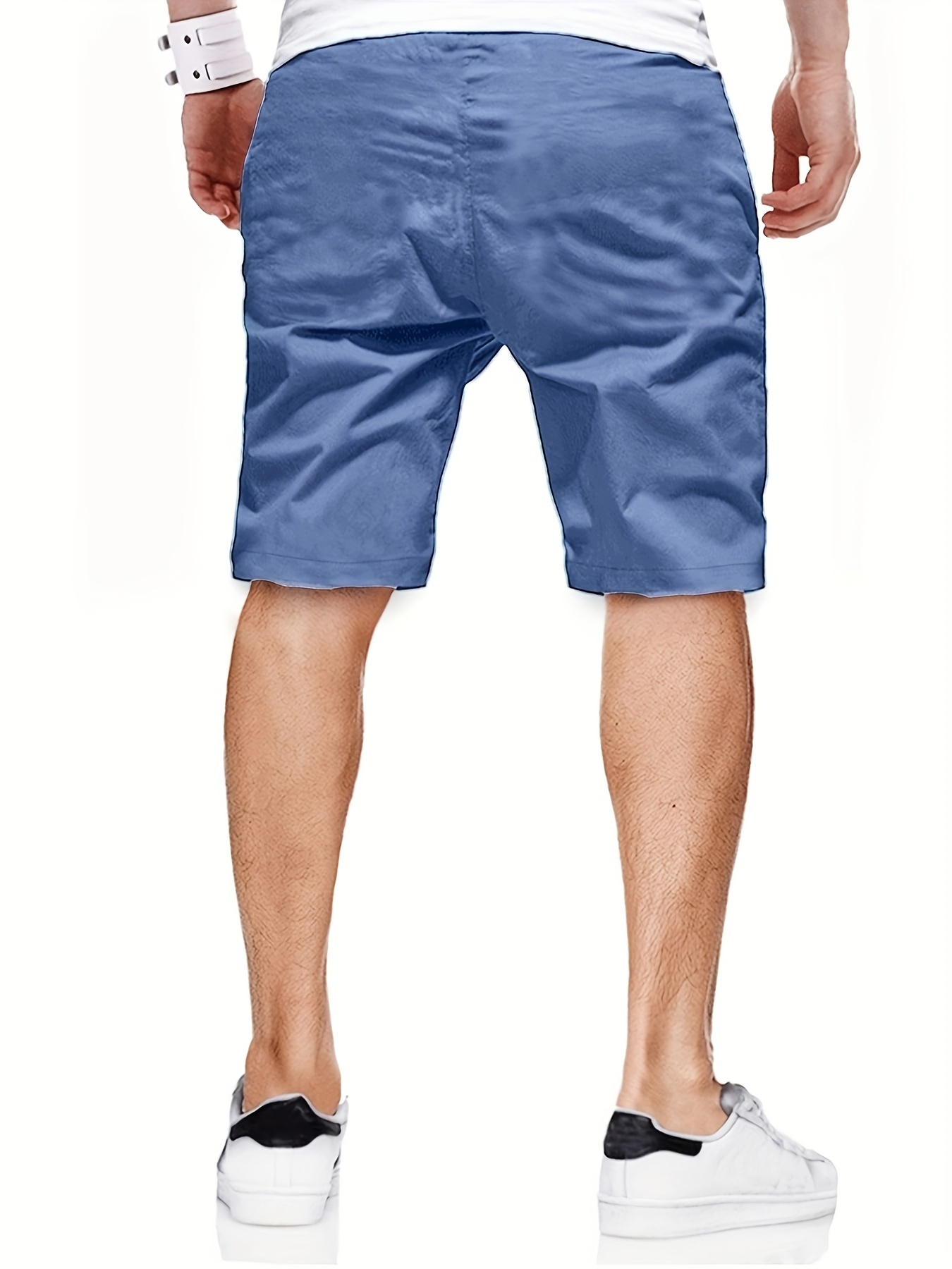 mens casual cargo shorts drawstring beach golf shorts for summer outdoor activities details 11