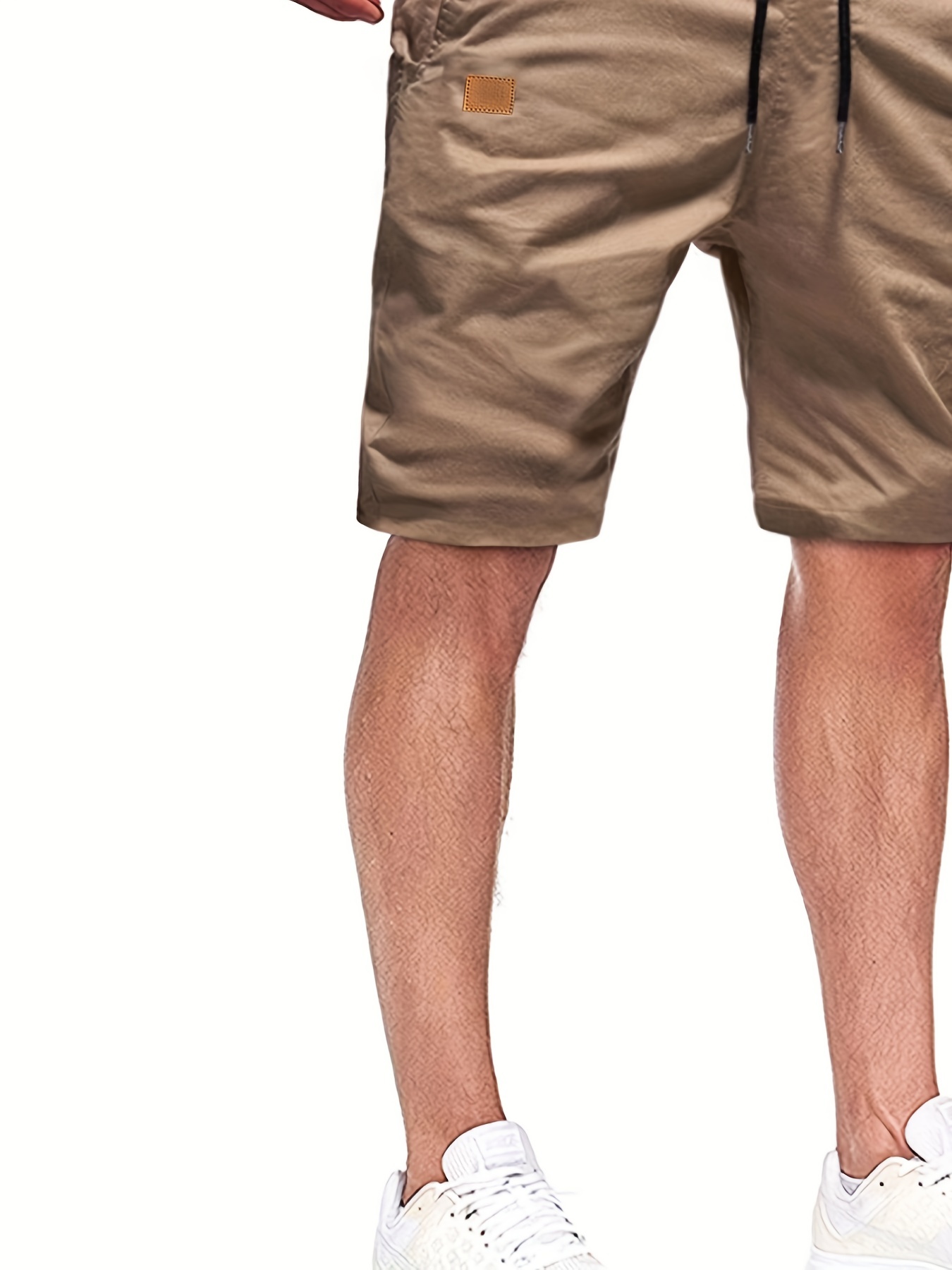 mens casual cargo shorts drawstring beach golf shorts for summer outdoor activities details 39