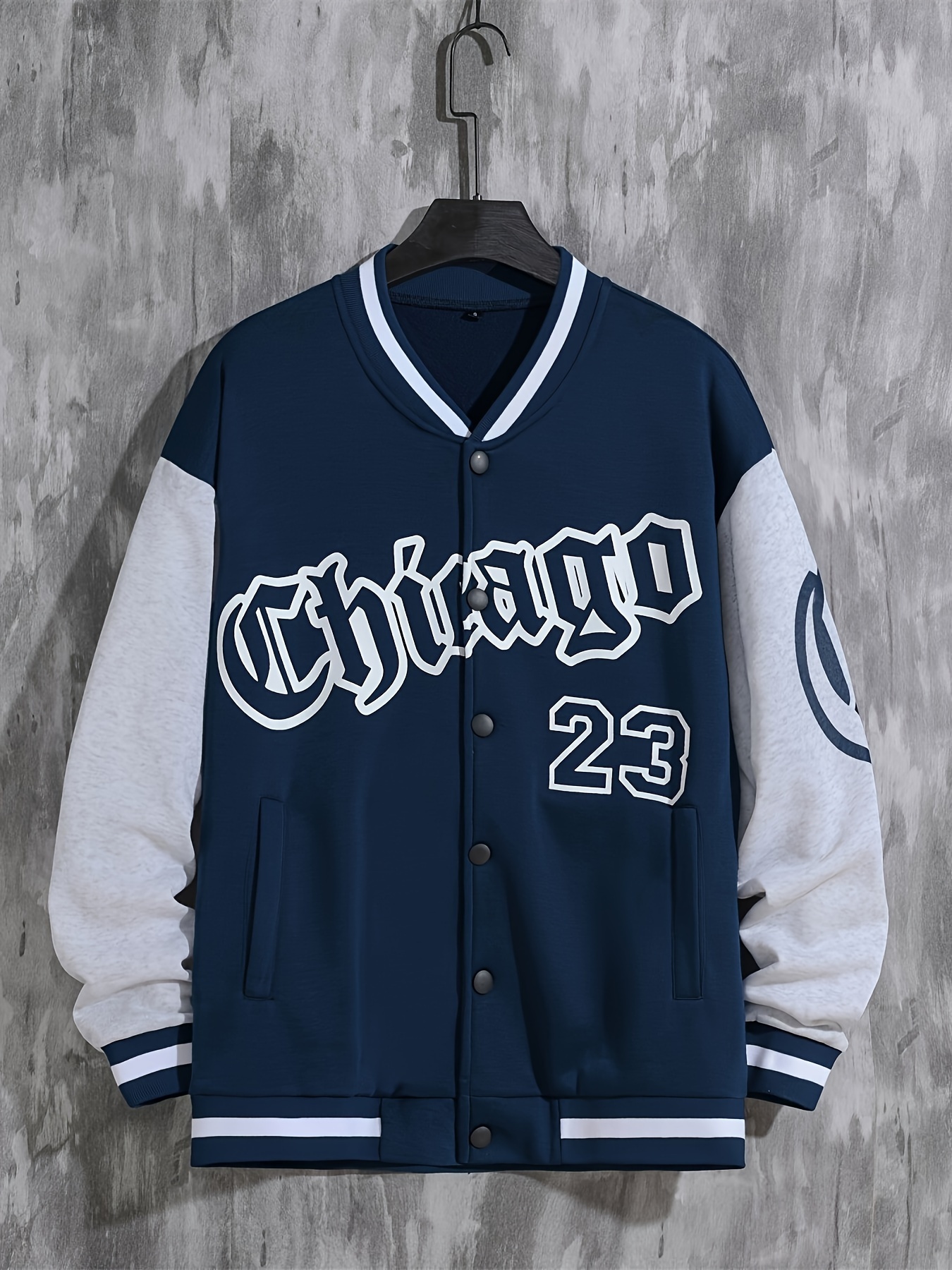 fashion trend loose casual baseball uniform jacket, spring and autumn street mens fashion trend loose casual baseball uniform jacket suitable for outdoor and dating details 41