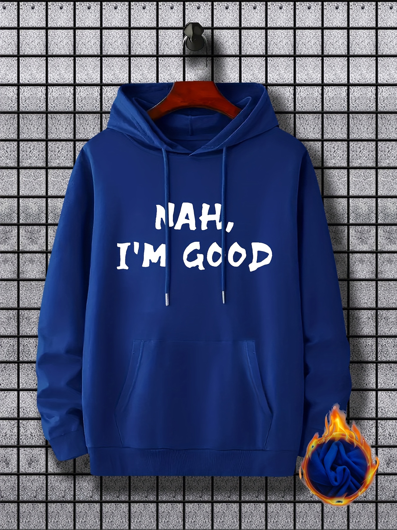 im good print hoodie cool hoodies for men mens casual graphic design pullover hooded sweatshirt with kangaroo pocket streetwear for winter fall as gifts details 15